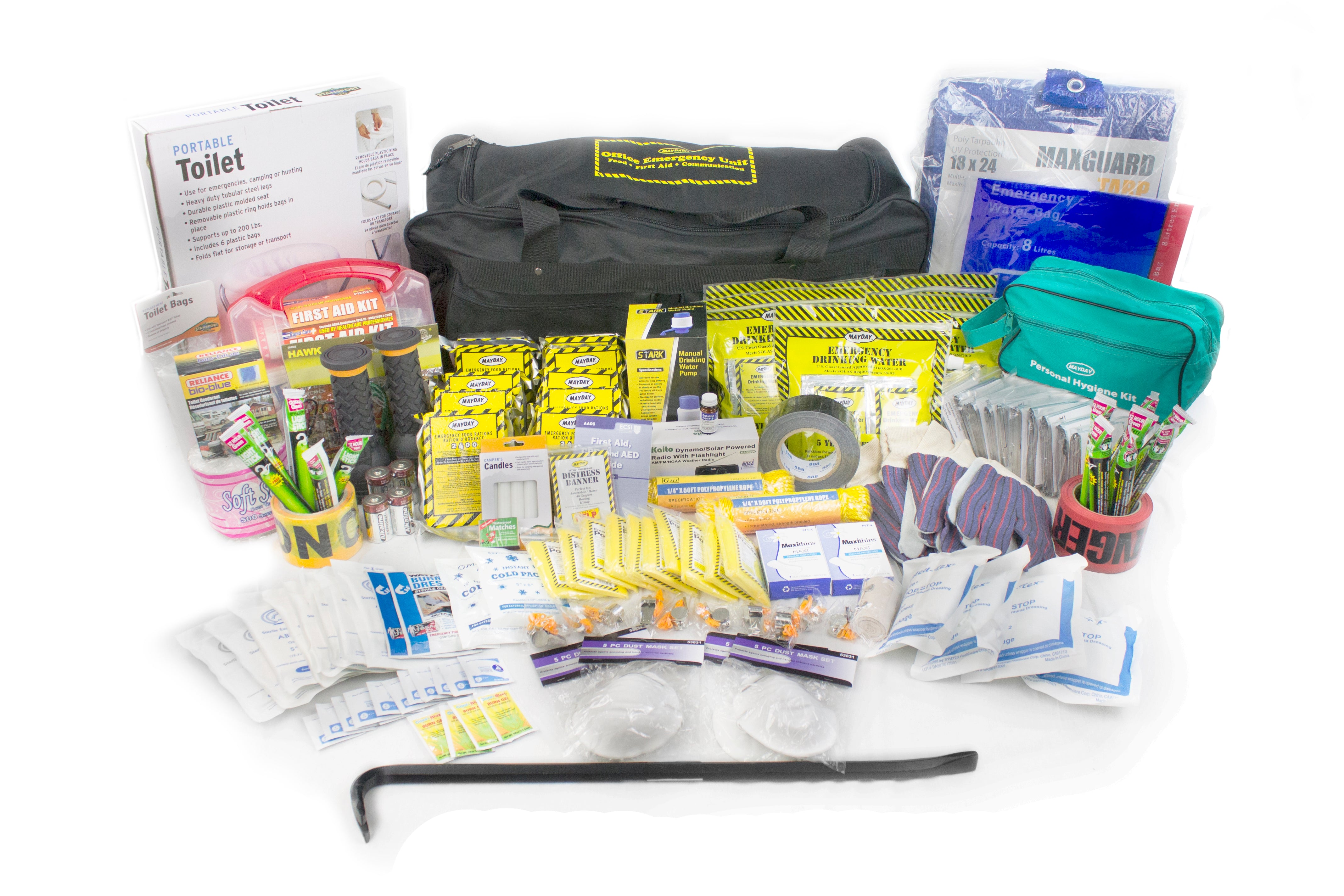MayDay 10 Person Deluxe Office Emergency Kit on Wheels