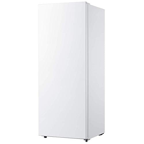Koolatron Compact Garage-Ready Upright Freezer with 7.0 Cubic Feet Capacity, Space-Saving Slim Design for Home, Apartment, Condo, Cabin, Basement - White