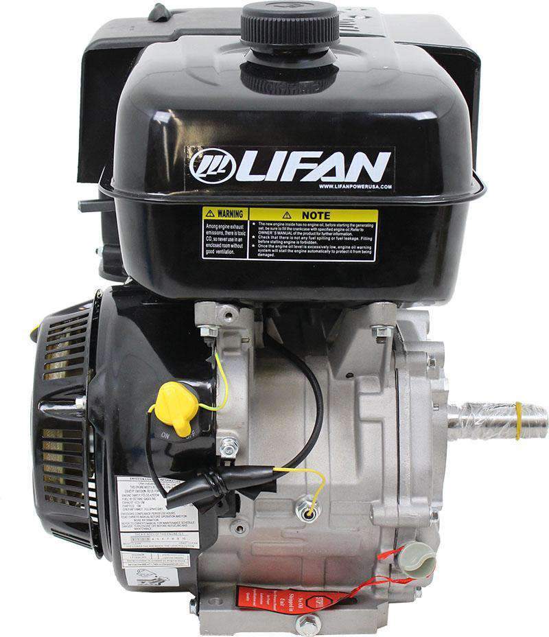 Lifan LF190F-BDQC 15 HP 420cc 4-Stroke OHV Gas Engine with Electric Start, 18 Amp Open Box (Never Used)