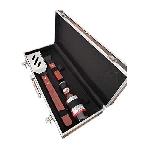 Weber Q 2000 Portable Liquid Propane Gas Grill (Titanium) BBQ Bundle (2 Items)