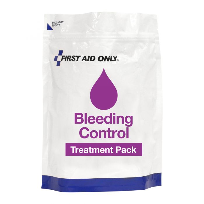 First Aid Only Bleeding Control Treatment Pack (Case of 3)