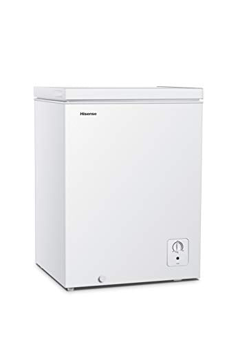 Nictemaw 3.5 Cubic Feet Chest Freezer Perfect for Homes, Garages, Basements, RVs, White