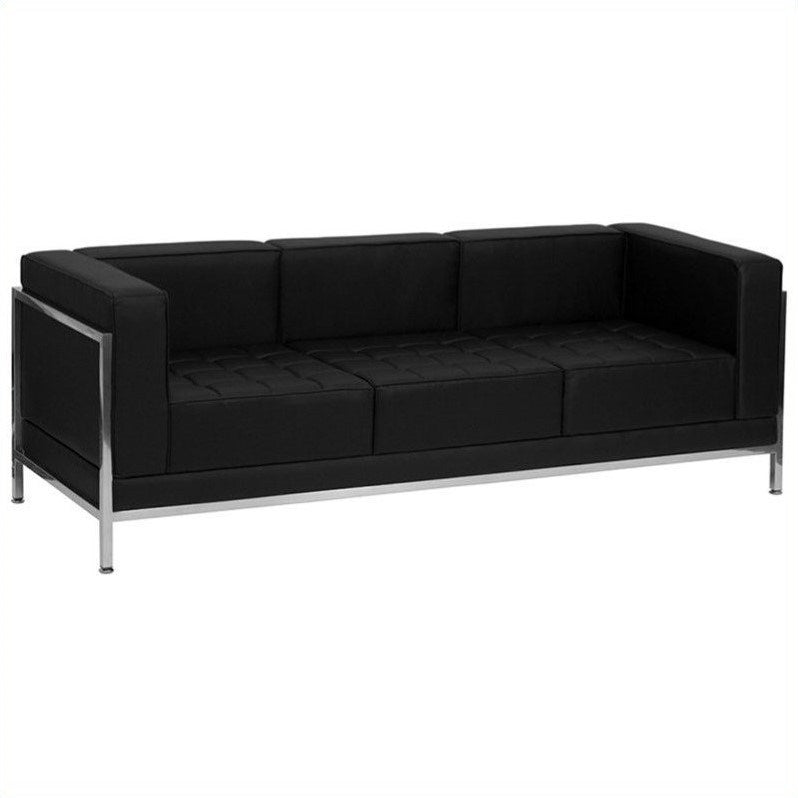 Flash Furniture Leather Reception Sofa