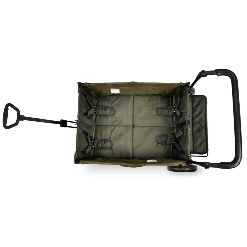 WonderFold Baby X4S Push/Pull 4-Passenger Quad Double Stroller Wagon with Automatic Magnetic Seatbelt Buckles Green New