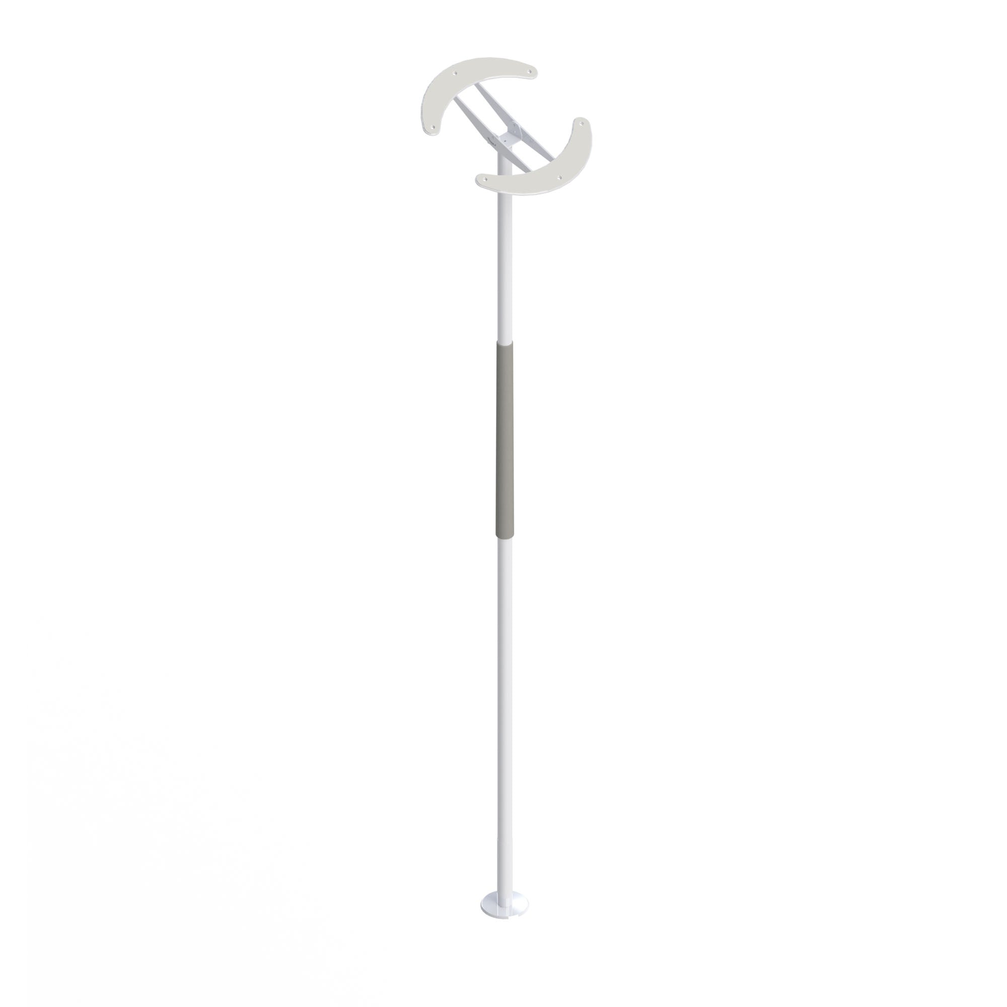 Healthcraft SuperPole™ with Angled Ceiling Plate