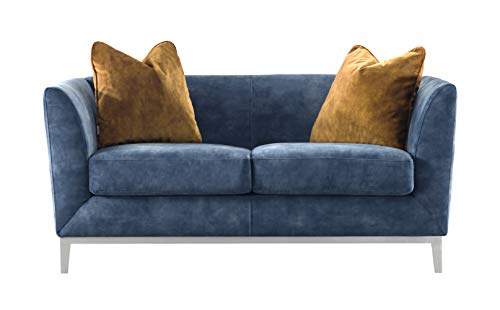 Acanva Collection Modern Velvet Living Room Sofa with Metal Legs, 65