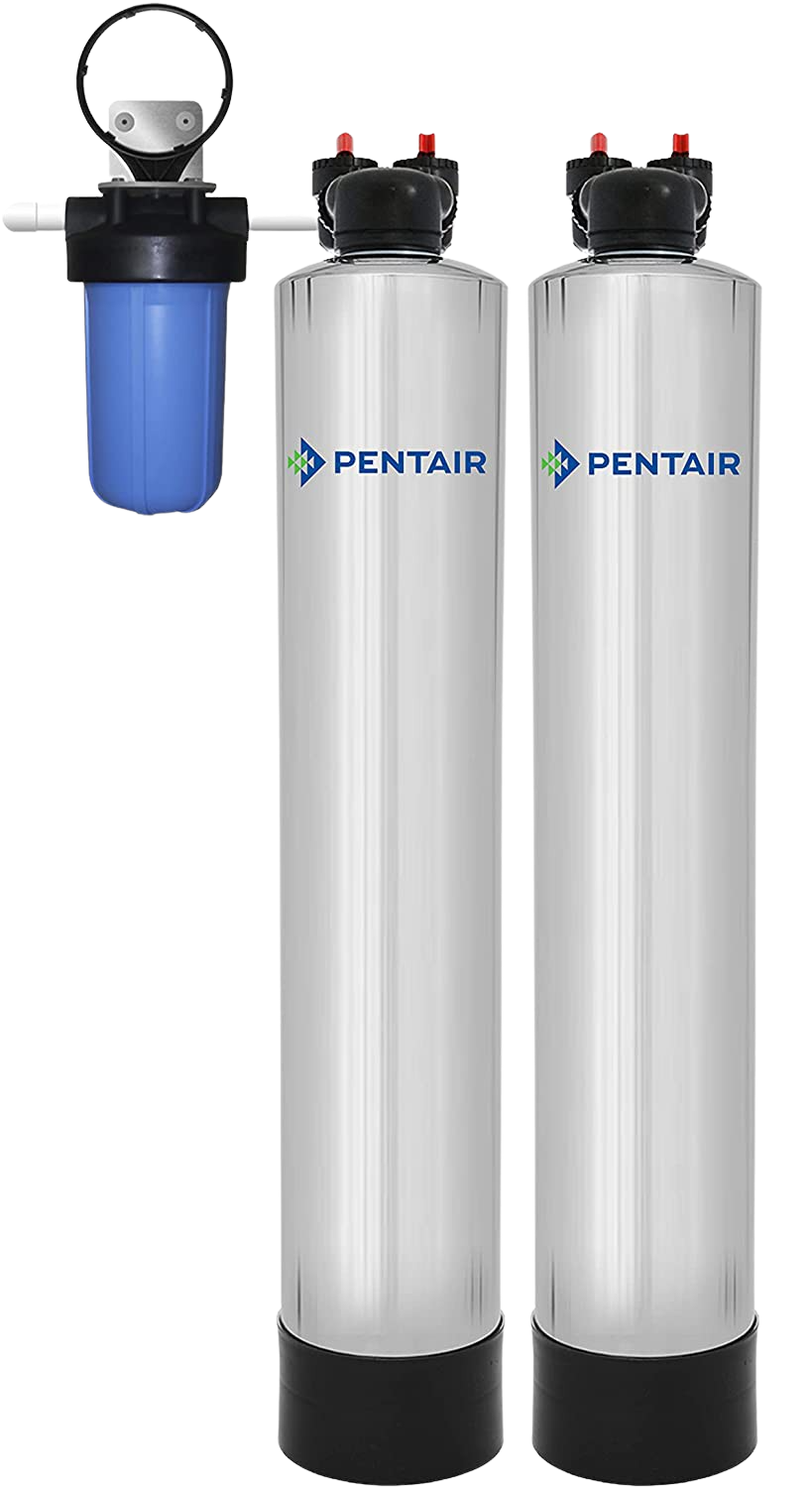 Pentair Pelican PSE1800-P Whole House Water Filtration and NaturSoft Water Softener Alternative New