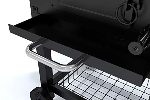 Dyna-Glo DGN486DNC-D Heavy Duty Charcoal Grill, Large, Black