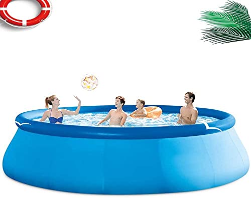 SOARRUCY Inflatable Swimming Pool - 15 FTx 36 in Quick Set Family Pool for Backyard or Outdoor Portable Blow Up Above Ground Pool Inflatable Above Ground Pool for Adults
