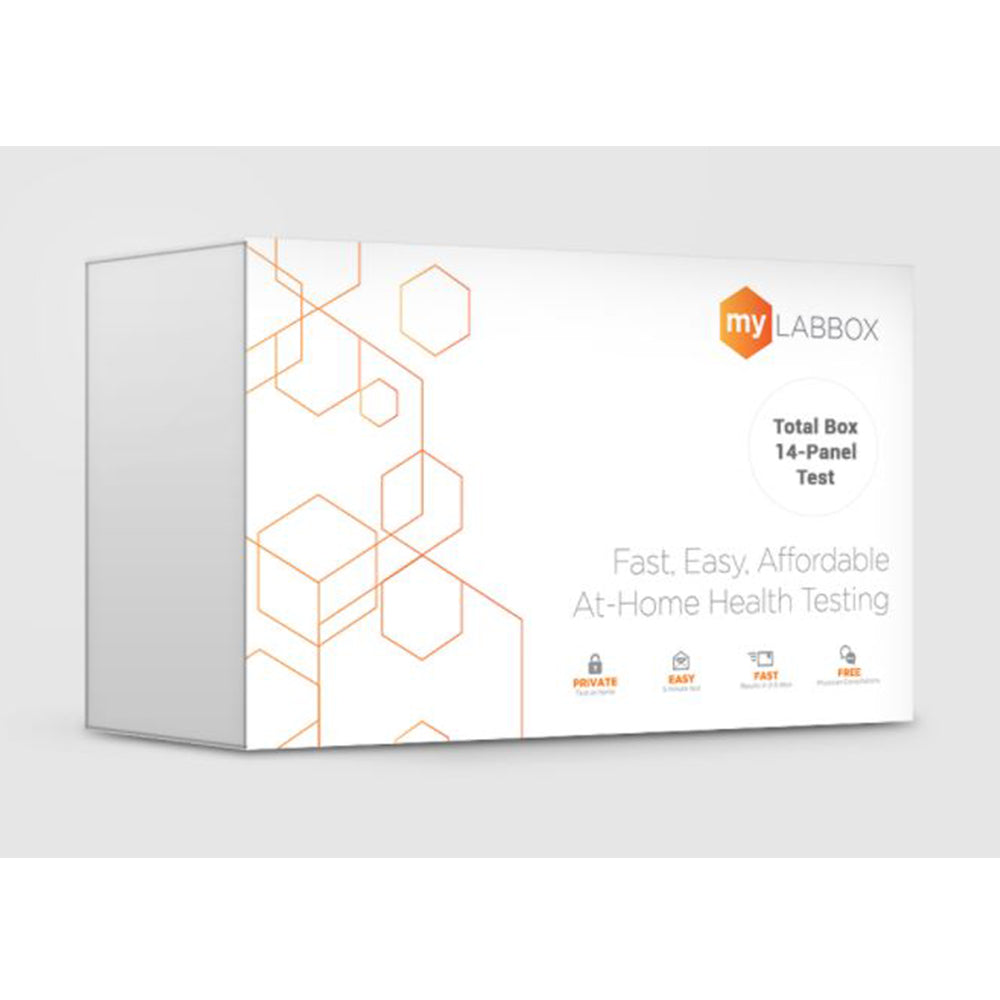 myLAB Box Total Box – 14 Panel At Home STD Test Kit