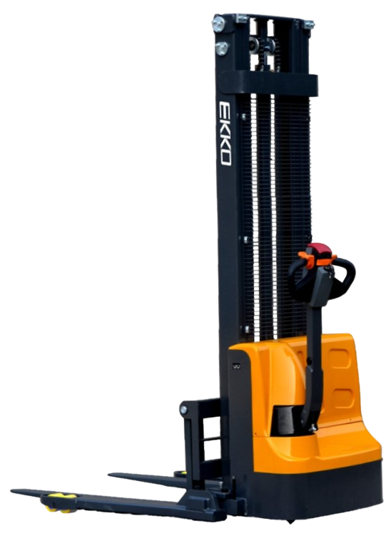 Ekko EB12E Full Powered Straddle Stacker 119.4