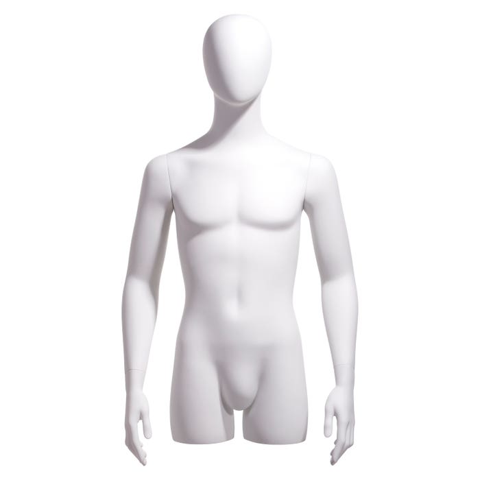 Econoco Male 3/4 form, Oval Head, Arms at Side