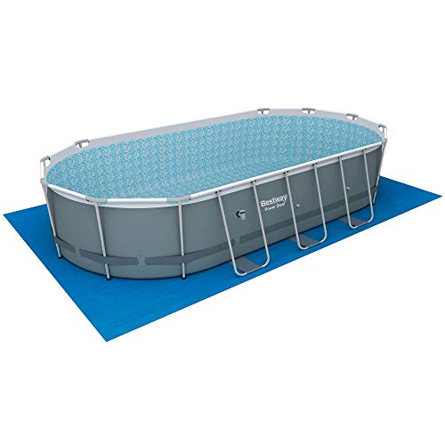 Bestway 18ft x 9ft x 25in Power Swimming Pool w/Surface Skimmer Debris Cleaner