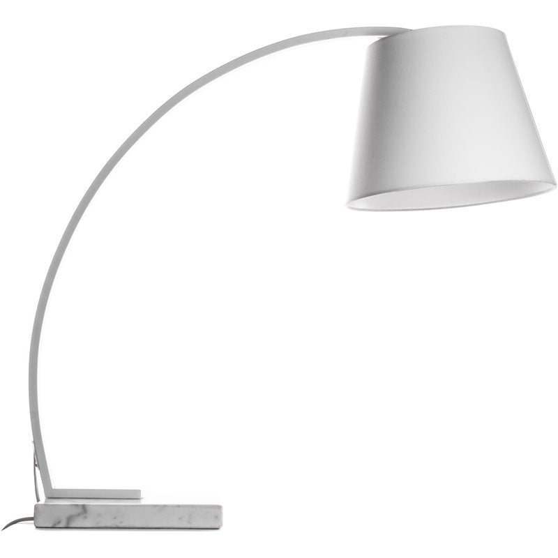 Rachel Marble Table Lamp in White