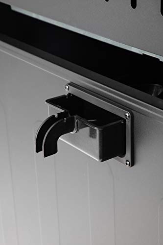 Cadac, 2-Door Cart, and Side Tables, Stainless Steel, 98510-31-01-US Meridian 3 Propane Gas BBQ Grill with 3 Burners