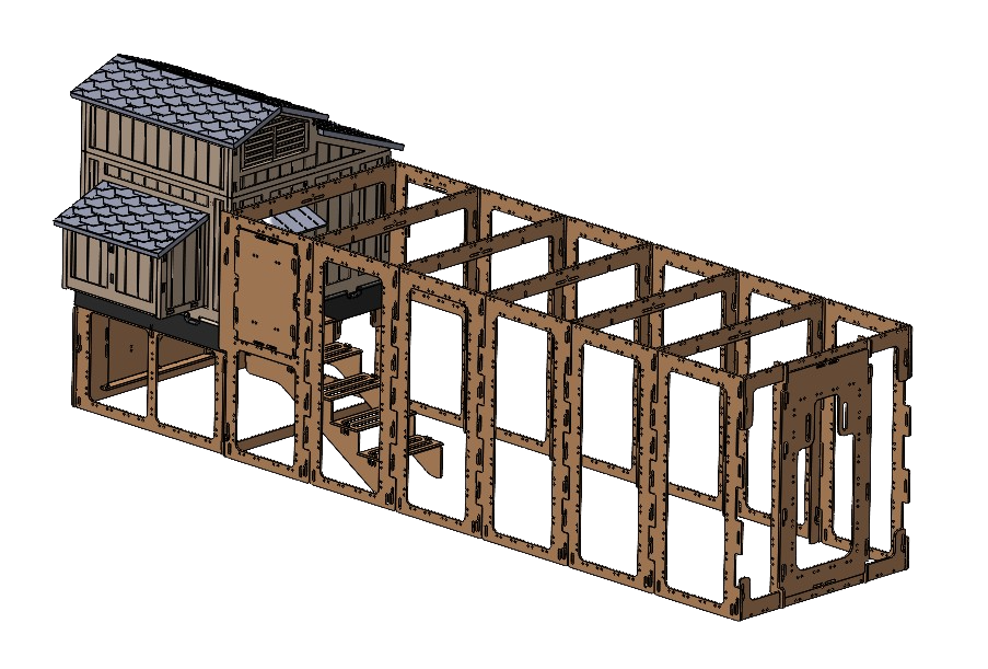 Snap Lock Run Expansion Kit Large To Fit Coop (Sold Separately) New