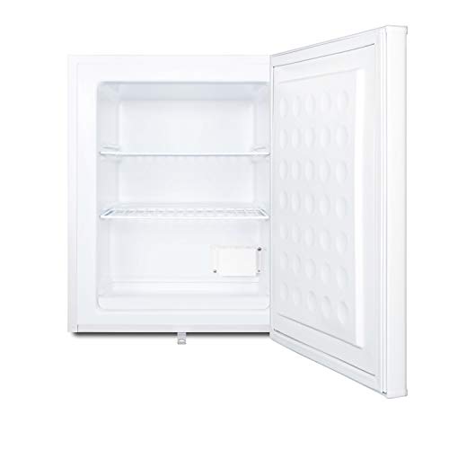 Summit Appliance FS30L7PLUS2 Compact Commercially Listed All-Freezer with Manual Defrost, Adjustable Thermostat, Removable Shelves, Flat Door Liner, NIST Calibrated Thermometer and Lock