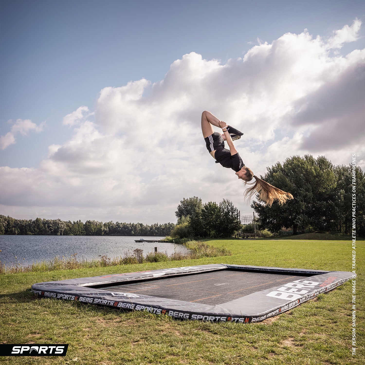 BERG Ultim Pro Bouncer FlatGround 500 Trampoline