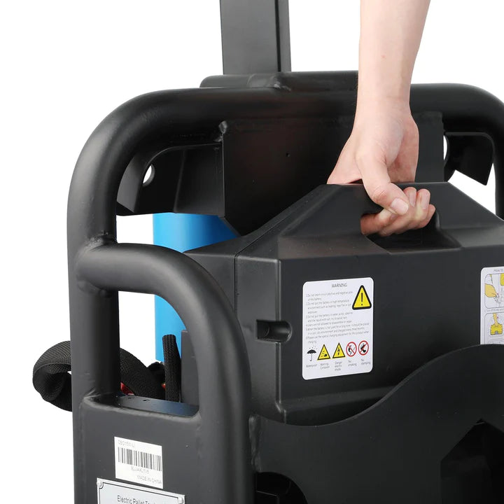 Apollolift A-1020 Fully Electric Walkie Powered Pallet Jack with Lithium Battery 3300 lbs Capacity 48