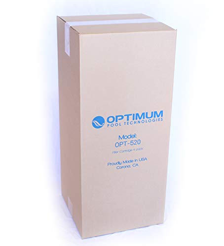 Pool Filter 4 Pack Replacement for Pentair Clean & Clear Plus 520; 125/130 SQ.FT. Cartridge Element