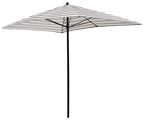 Patio Umbrella Patio Canopy Parasol 2 1.5M Garden, Rectangular Beach Umbrella Courtyard Umbrella, Metal Rod + 6 Umbrella Bones GCSQF210526
