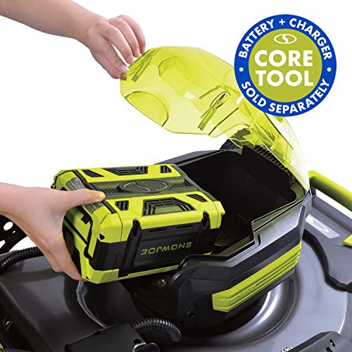 Sun Joe iON100V-21LM-CT 21 in. 100V Max Lithium-iON Cordless Self Propelled Lawn Mower, Tool Only