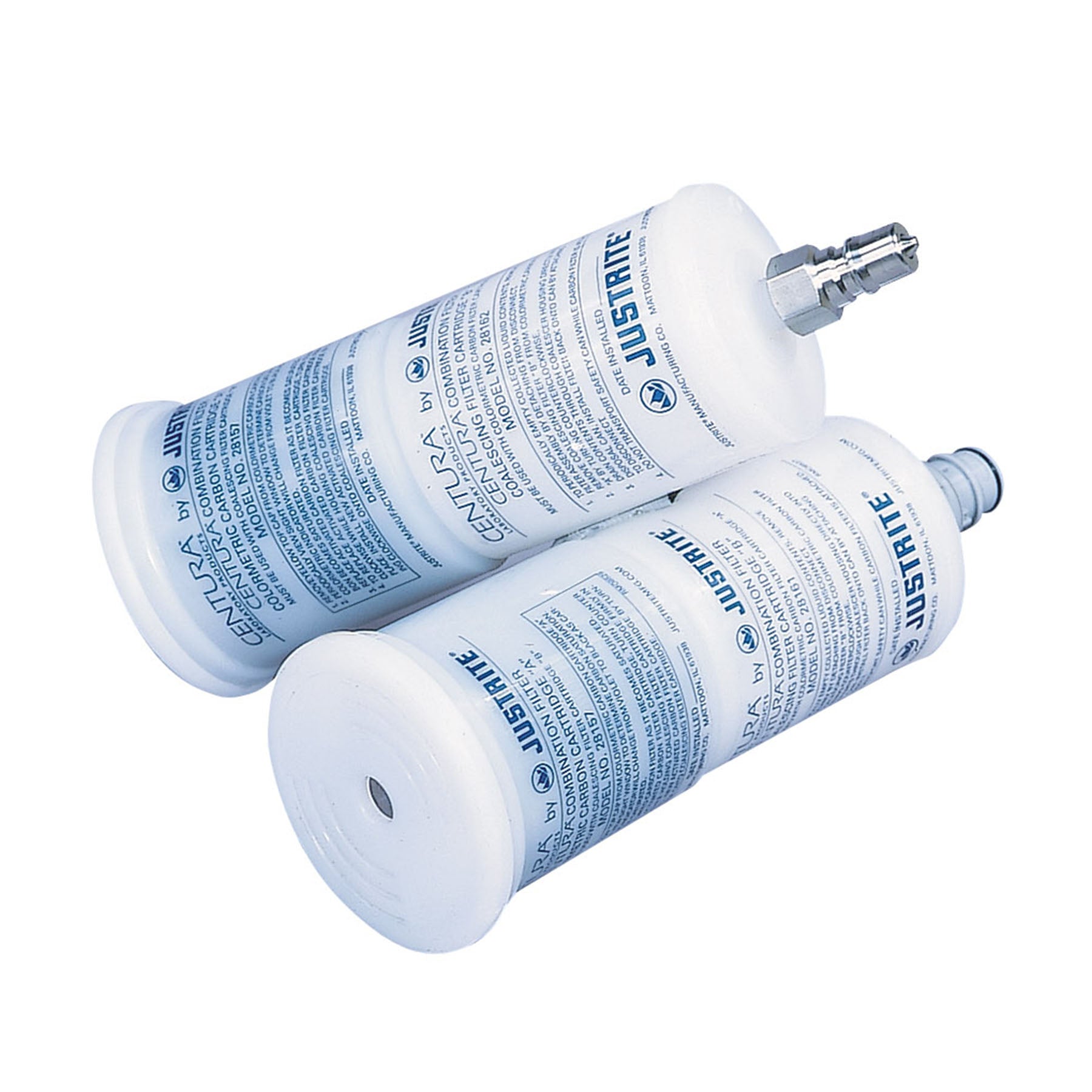 Justrite Coalescing/Carbon Filter with Disconnect, for HPLC Disposal Cans with Stainless Steel Disconnect