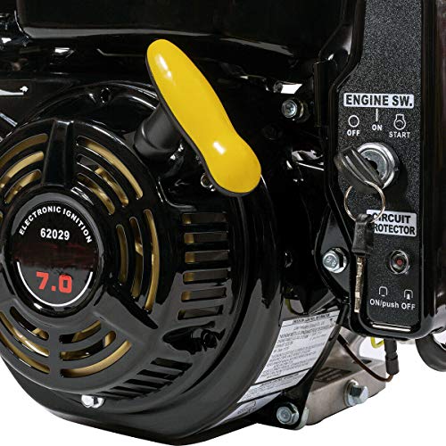 goodyusstore Extremely Quiet and Dependable, Electric Start 7 HP Go Kart Log Splitter Gas Power Engine Motor