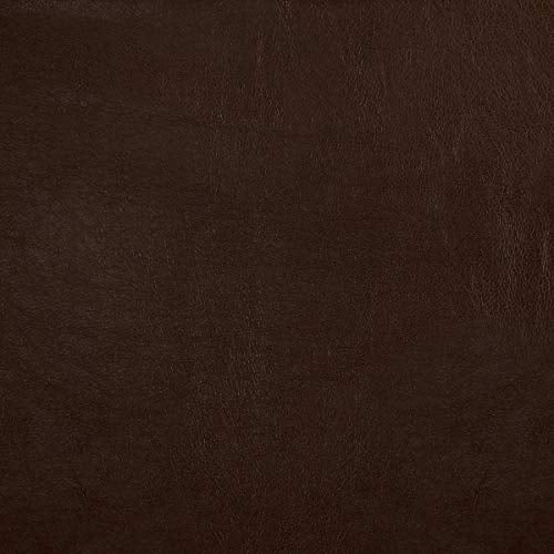 OSP Home Furnishings Rylee Reversible Rolled Arm Sectional Sofa with 2 Pillows and Coffee Finished Legs, Cocoa Faux Leather