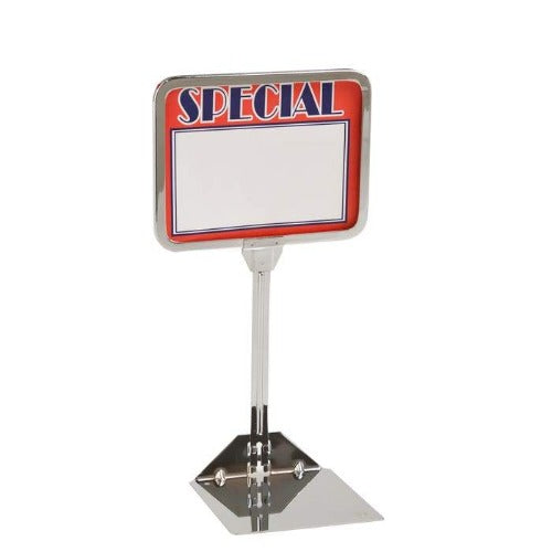 ECONOCO Metal Sign Holder With Round Corners with Shovel BASE (30 Pcs. Per Carton)
