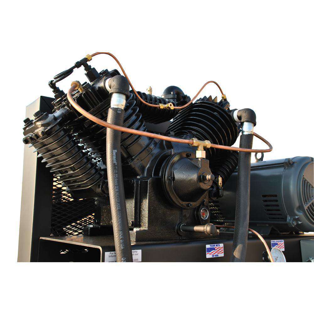 EMAX ES10V080V1 Industrial Series 80 Gal. 10 HP 1-Phase Silent Air Electric Air Compressor New