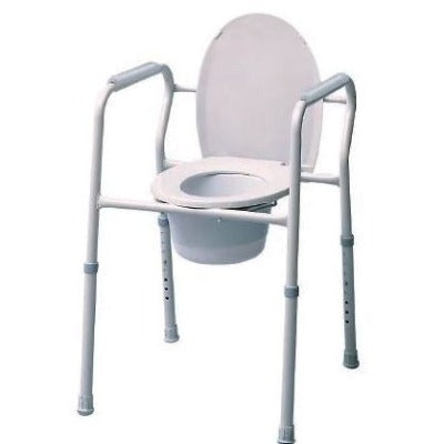 Graham Field Silver Collection 3-in-1 Steel Commode