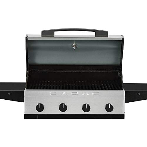 Cadac 98251-41G01-US Stainless 98251-41G01 Entertainer 4 Propane Gas BBQ Grill, Steel, 4 Burner