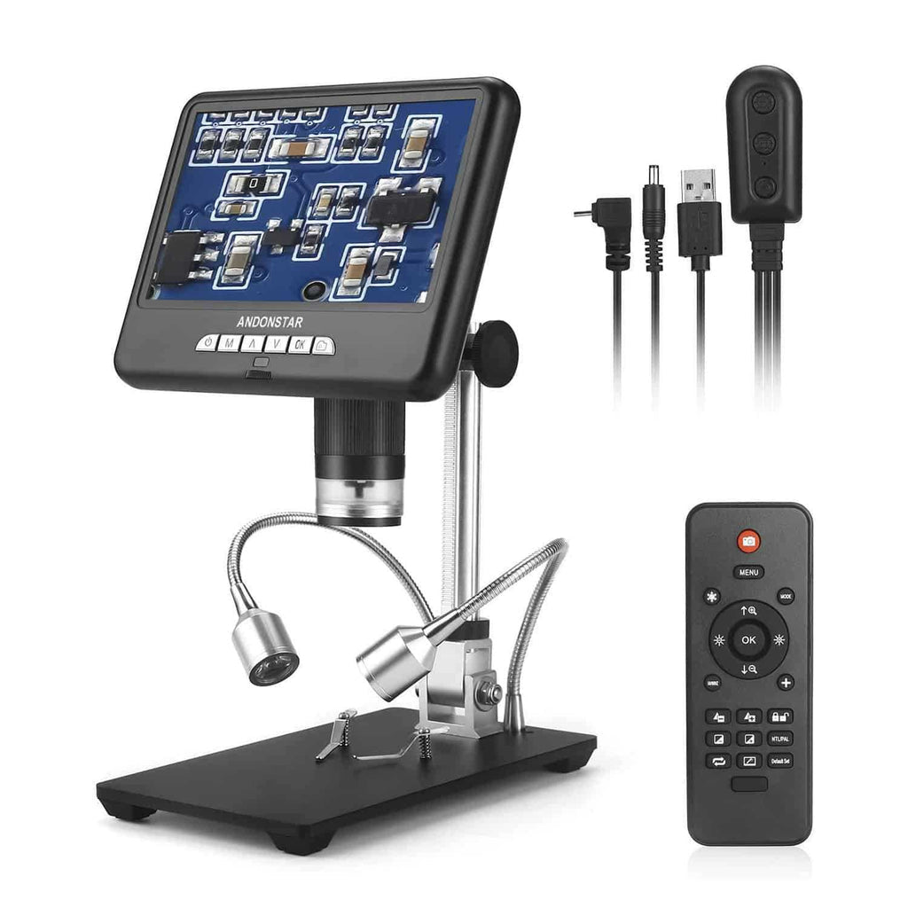 Andonstar AD207 7 Inch Display 2MP HD Digital Microscope New