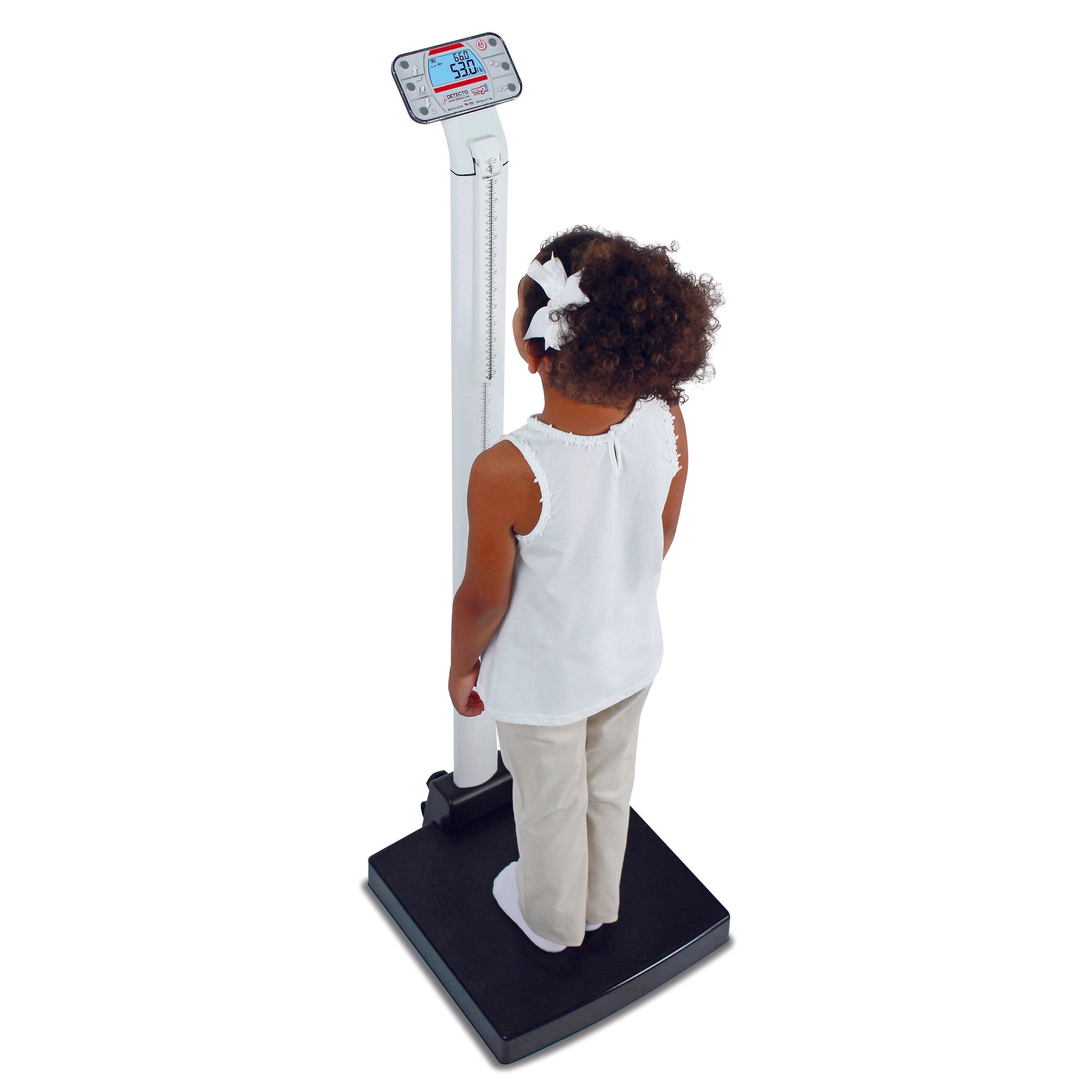 Detecto Apex Digital Physician Scale with Mechanical Height Rod