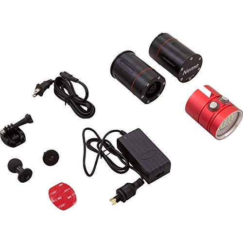 Diving Floodlight, Nemo Power Tools, V3, 15k Lumens, 50M, Wht