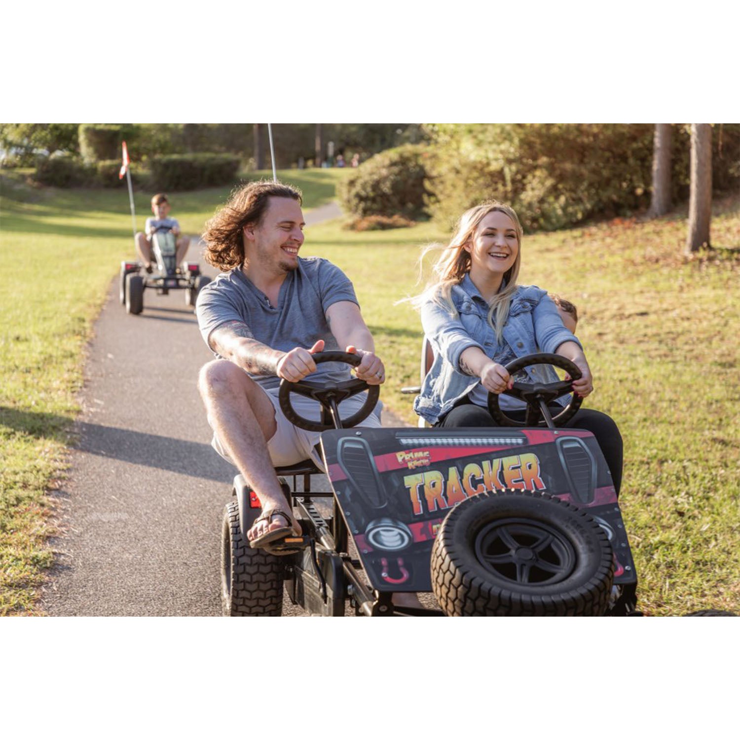Prime Karts Tracker Tandem 4-Wheel Pedal Kart