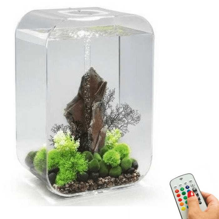 biOrb Life 60L / 16 Gallon All-in-One Acrylic Aquarium Kit with Multicolor Light