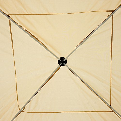 10'x10' Outdoor Pop Up Party Tent Patio Gazebo Canopy Mosquito Net Shade Tan