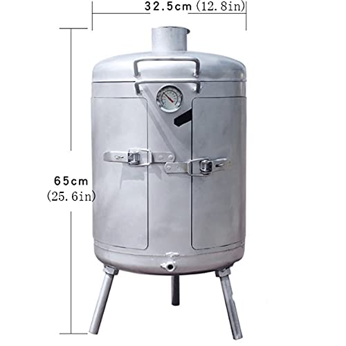 QIAOLI Hanging Barbecue Grill Charcoal Grill Portable Barbecue Grill Outdoor Indoor Barbecue Grill for Home Courtyard Garden Villa (Color : Gold)