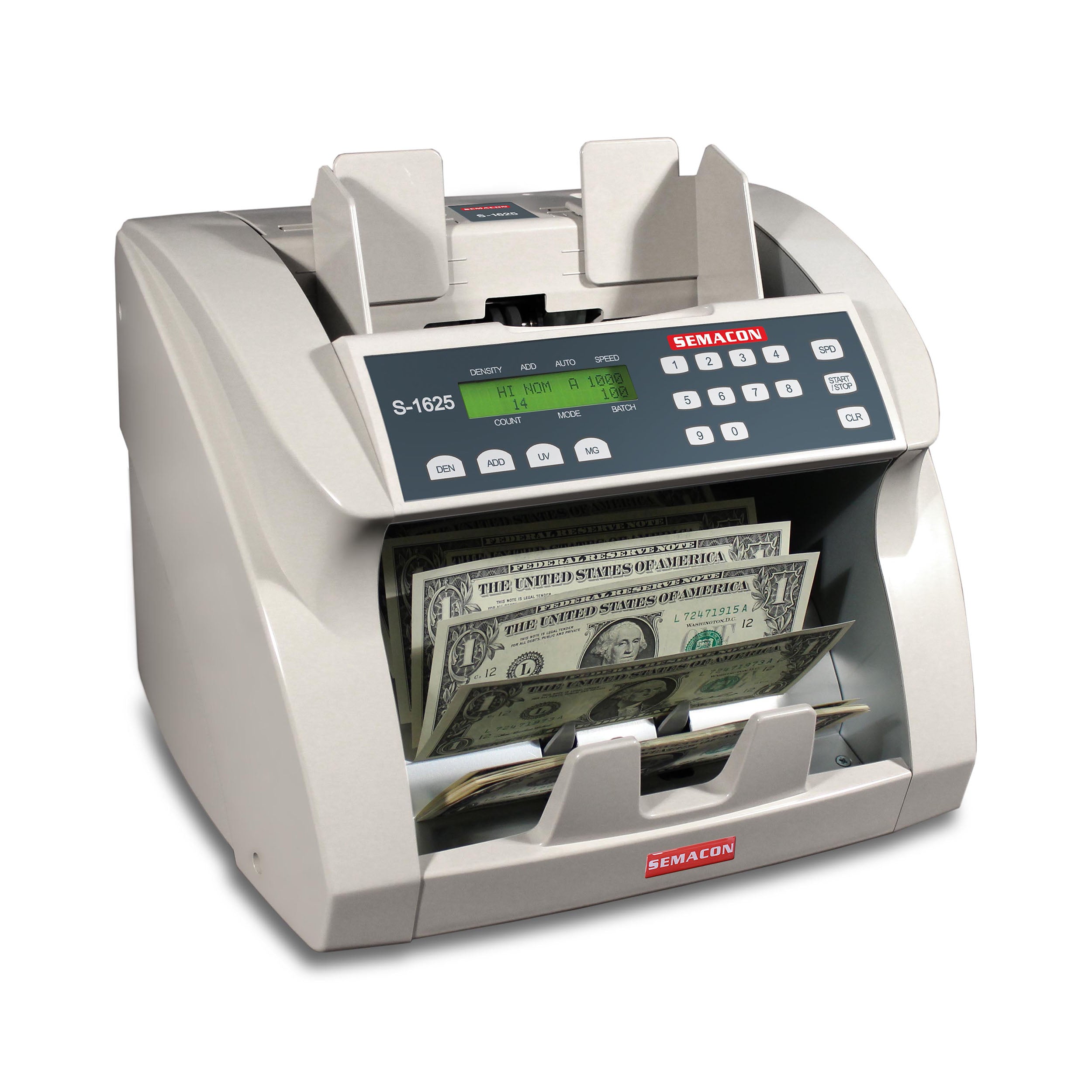 Semacon S-1600 Series Premium Bank Grade Currency Counter