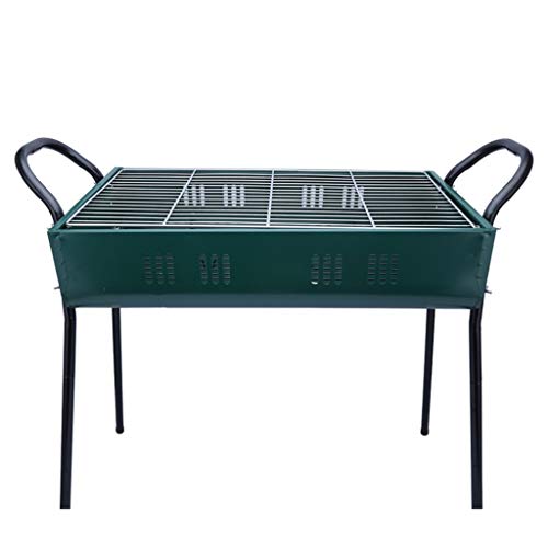 HYAN Barbecue Grill Outdoor Charcoal Barbecue Gril,Stainless Steel Portable Travel Folding Tall Barbecue BBQ Grill for Camping Cooking Picnic Patio Barbecue Shelves