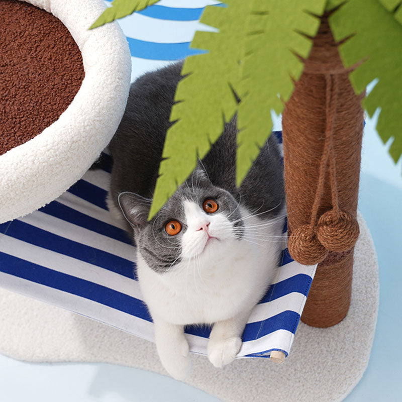 Coconut Island Cat Tree
