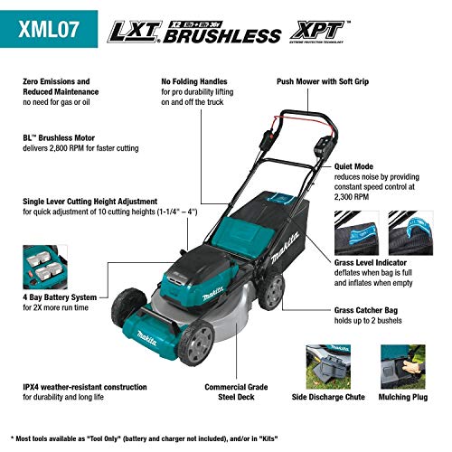 Makita XML07Z (36V) LXT Lithium‑Ion Brushless Cordless, Tool Only 18V X2 21