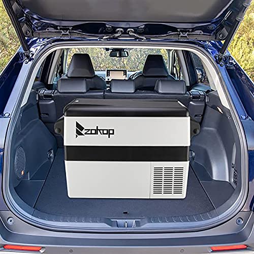 Car Mini Refrigerator, Chest Freezer, Detachable Storage Basket Deep Compact Freezer, Temperature Control -4°F (-20°C) Suitable for Car, Camping, Road Trip, Family