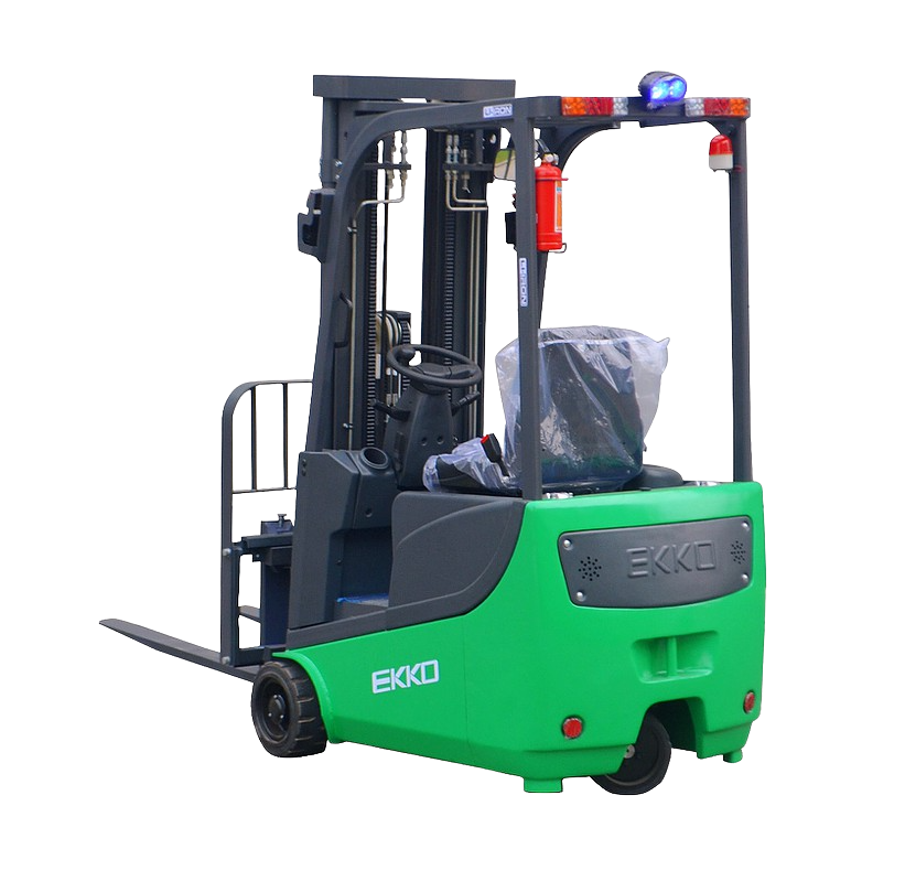 Ekko EK15A-189LI 3-Wheel Electric Forklift 3300 lbs. Load Capacity, 189