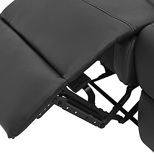 Global Furniture USA Black Console Reclining Loveseat