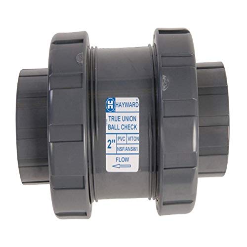Hayward TC1400TE 4-Inch PVC TC Series True Union Check Valve with EPDM Seals and Threaded End Connection