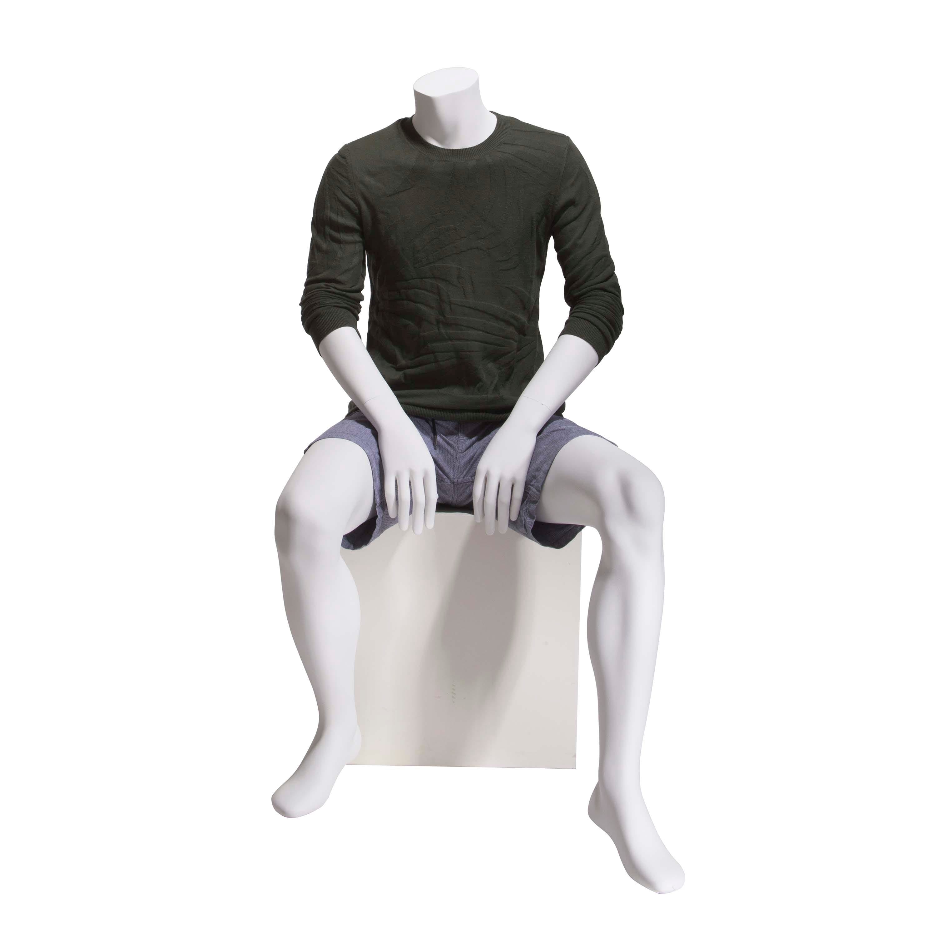 Econoco Male Mannequin - Headless, Seated