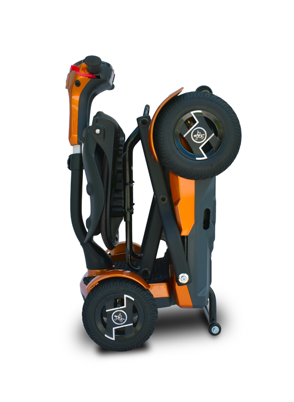 EV Rider Teqno AF S26 Automatic Folding Mobility Scooter Gold New
